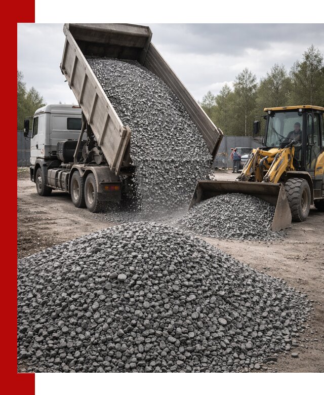 Доставка и продажа щебня гранитного в Сафонове