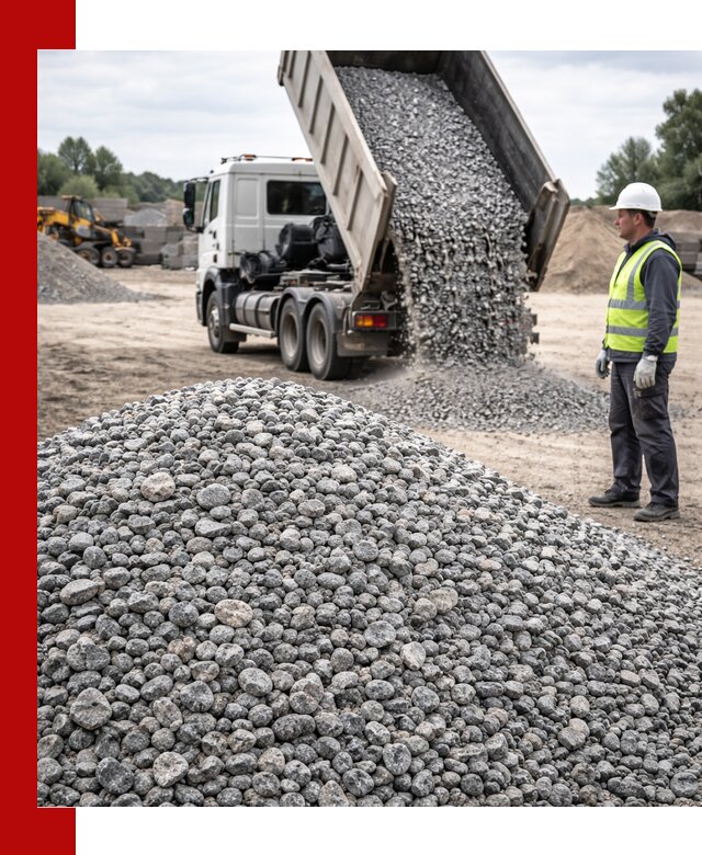 Доставка и продажа гранитного щебня фракции 5-20 в Сафонове