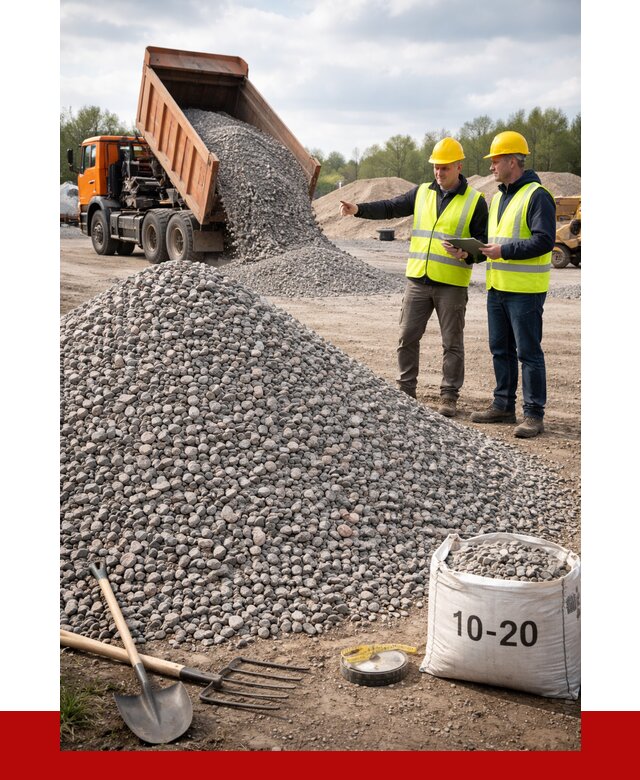 Гранитный щебень фракция 10-20 в Сафонове от 4304 руб.|ПРОНЕРУДСфн