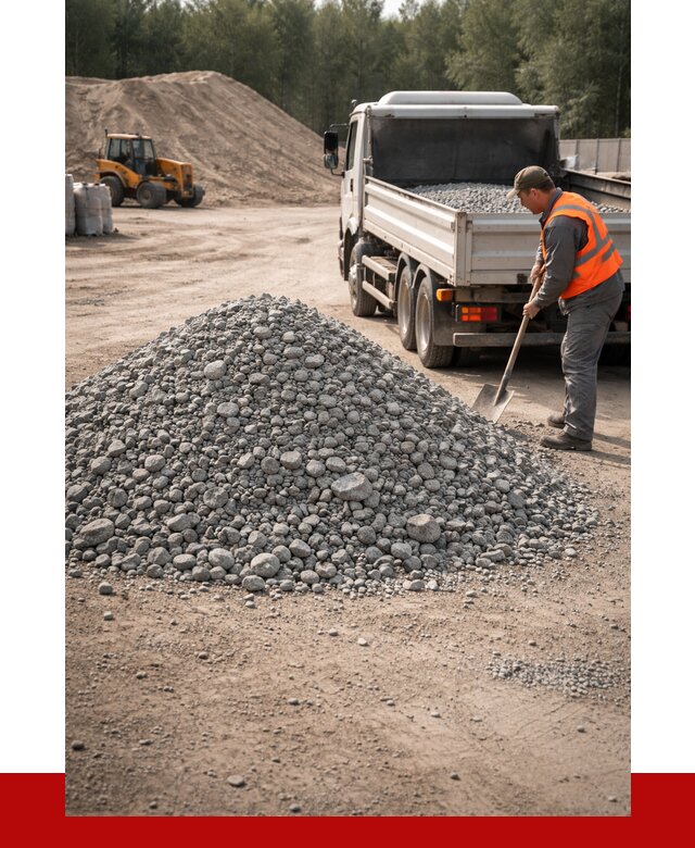 Гравийный щебень фракция 5-10 в Сафонове от 2255 р. | ПРОНЕРУДСфн