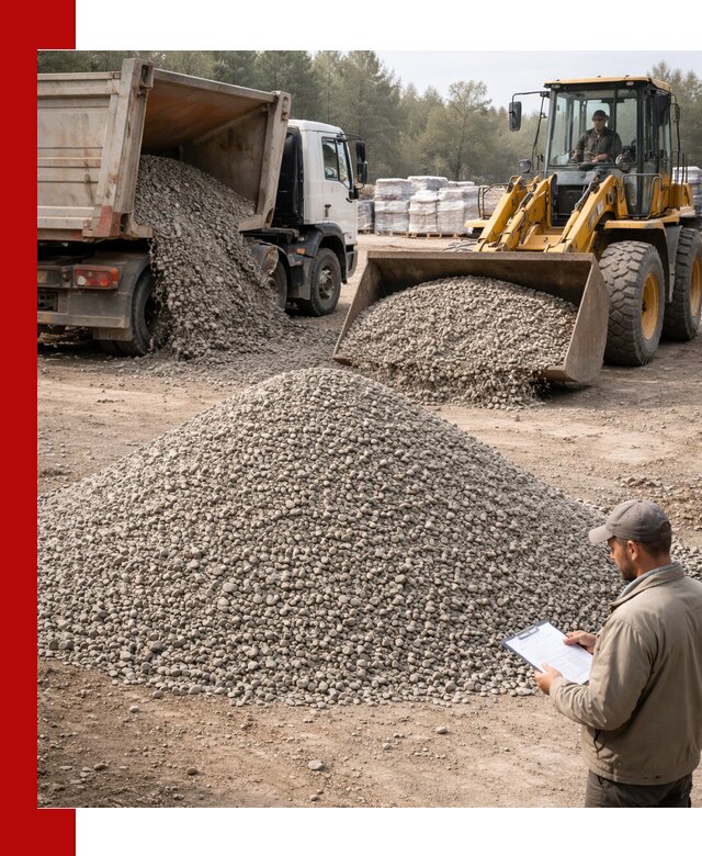 Гравийный щебень фракция 5–10 с доставкой в Сафонове