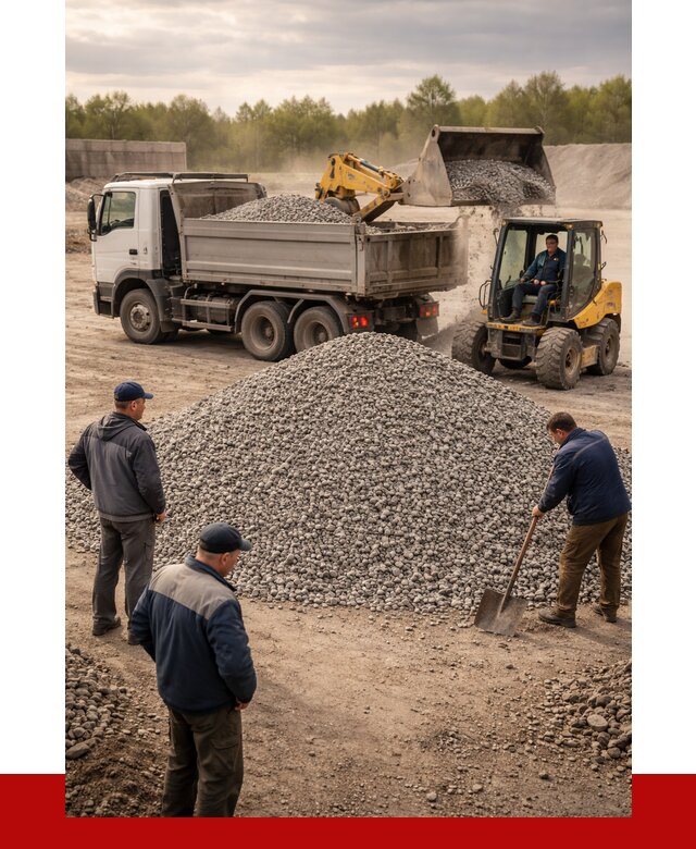 Гравийный щебень фракция 5-20 в Сафонове от 2460 р. ПРОНЕРУДСфн