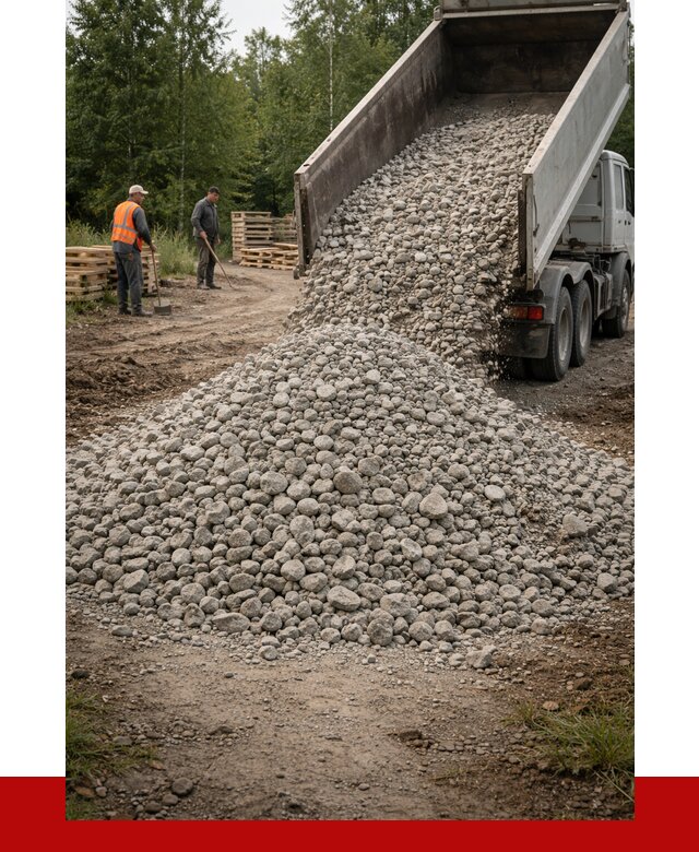 гравийный щебень фракция 70-120 в Сафонове от 2511 р. ПРОНЕРУДСфн