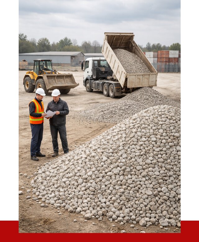 Известняковый щебень в Сафонове от 1435 р. доставка | ПРОНЕРУДСфн
