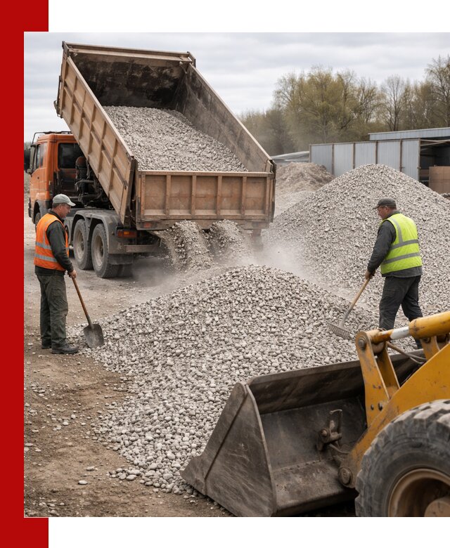 Доломитовый щебень фракции 5-20 с доставкой в Сафонове