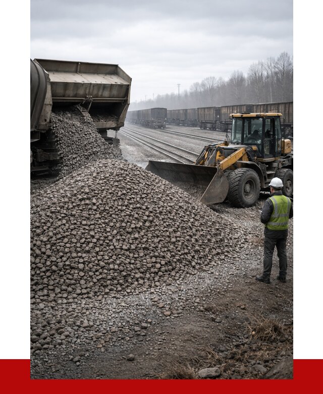 Купить железнодорожный щебень в Сафонове от 2869 р. | ПРОНЕРУДСфн