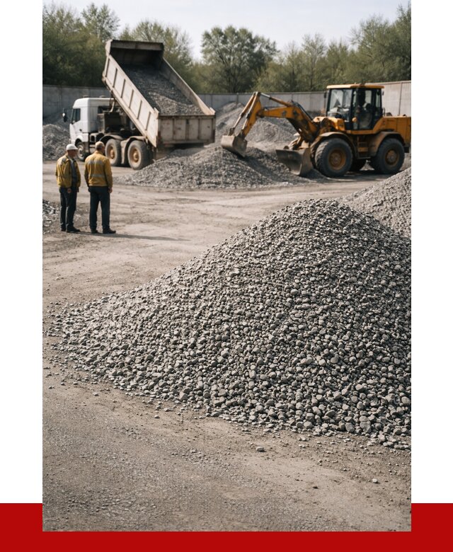 Вторичный щебень фр. 5-20 в Сафонове от 1640 р. - ПРОНЕРУДСфн