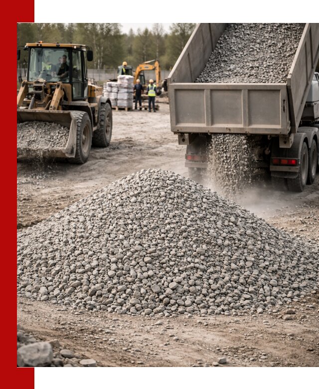 Вторичный щебень фракции 5-20 в Сафонове — доставка и продажа крупнотоннажно