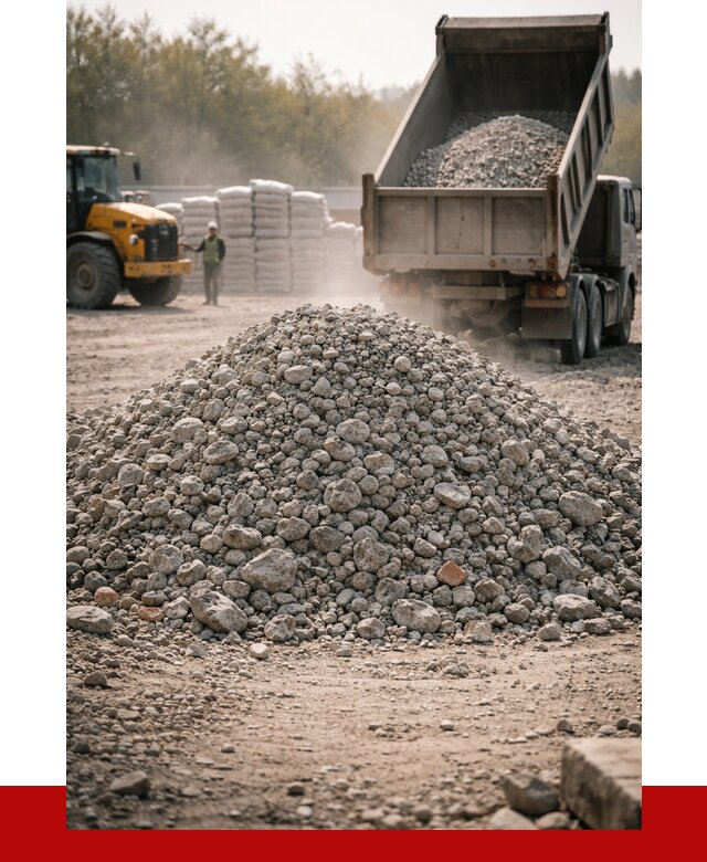 Вторичный щебень фракция 70-150 в Сафонове от 1435 р. | ПРОНЕРУДСфн