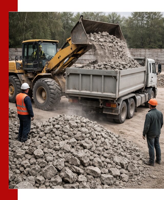 Вторичный щебень фракция 70–150 в Сафонове с доставкой