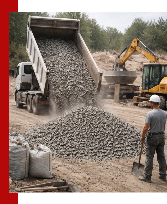 Доставка и продажа бетонного щебня в Сафонове