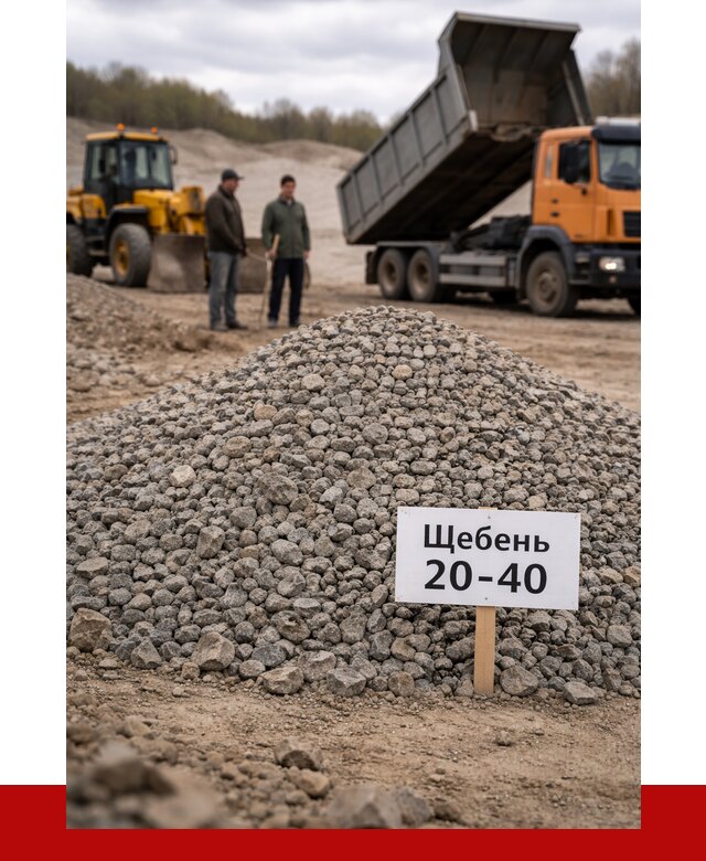 Бетонный щебень фракция 20-40 в Сафонове от 2511 р. | ПРОНЕРУДСфн