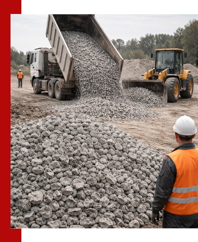 Доставка бетонного щебня фракции 20-40 в Сафонове