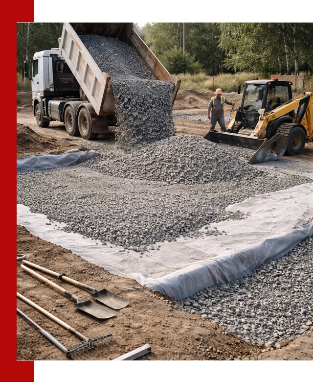 Щебень для фундамента с доставкой в Сафонове