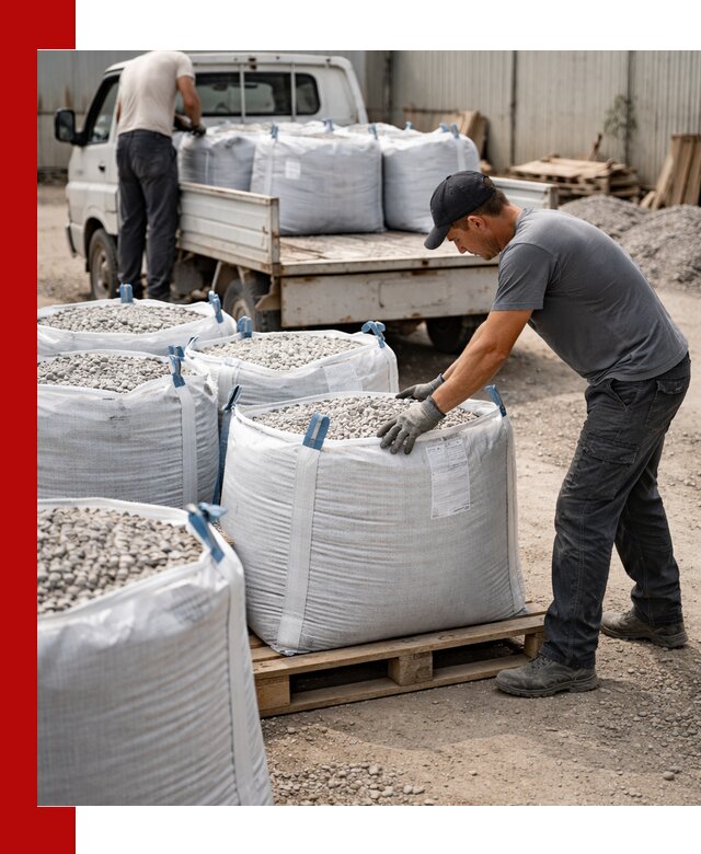 Доставка щебня в мешках по выгодным ценам в Сафонове