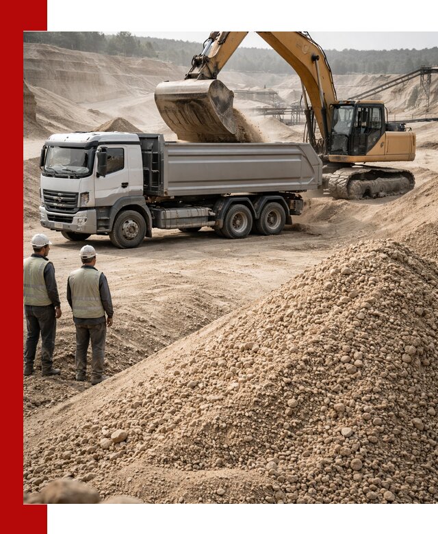 Карьерный крупнозернистый песок с доставкой в Сафонове