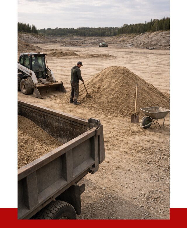 Карьерный песок среднезернистый в Сафонове, от 2255 р. ПРОНЕРУДСфн