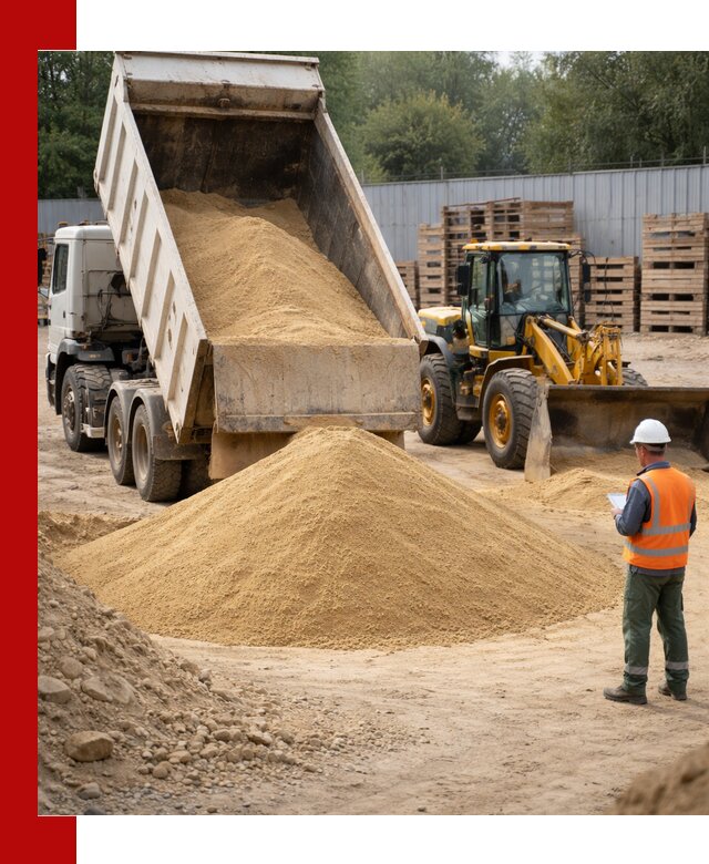 Доставка карьерного мелкозернистого песка в Сафонове