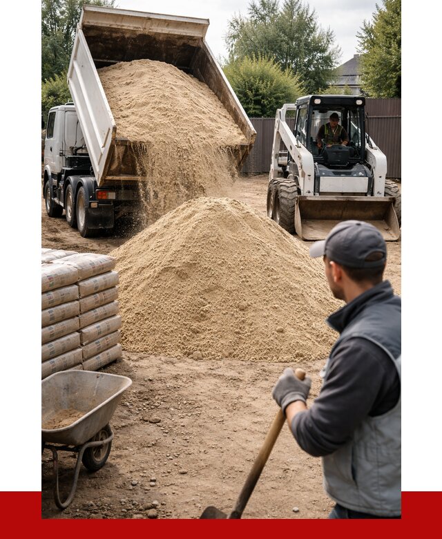 Мытый речной песок с доставкой в Сафонове от 1486 р. | ПРОНЕРУДСфн