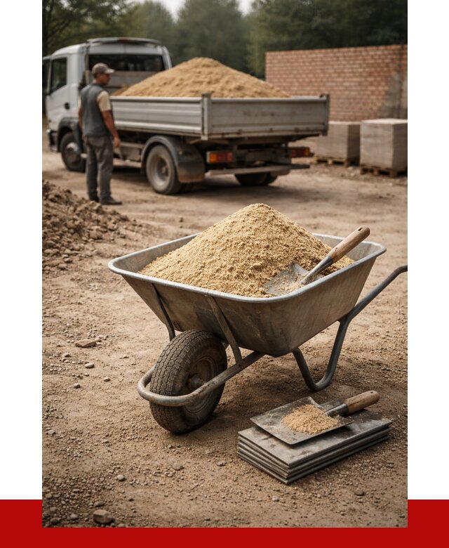 Песок для кладки в Сафонове с доставкой от 2255 р. | ПРОНЕРУДСфн