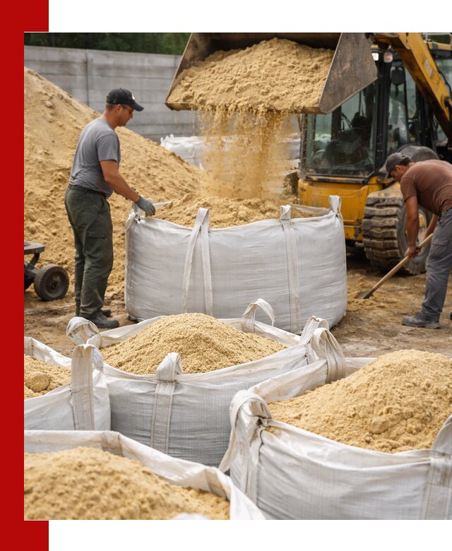 Поставка качественного песка для кладки в Сафонове