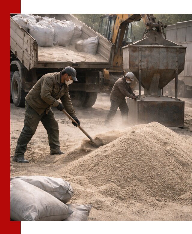 Кварцевый песок для пескоструя в Сафонове — доставка и качество