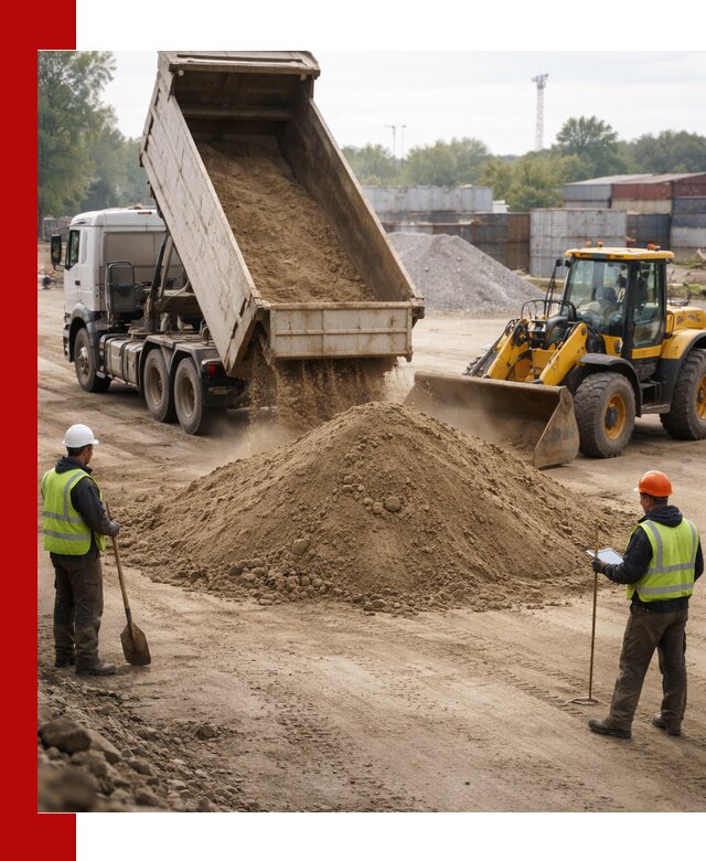 Доставка и продажа пескогрунта оптом и в розницу в Сафонове