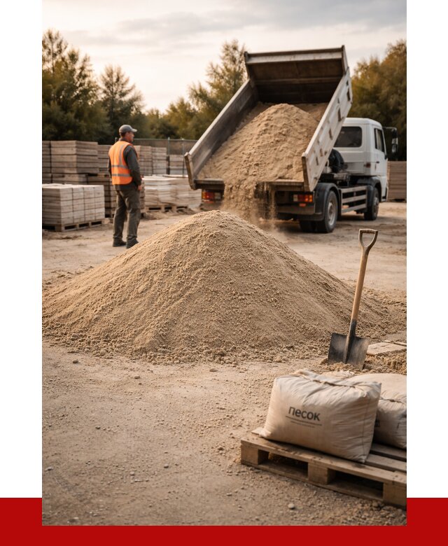 Купить сухой песок в Сафонове с доставкой от 2460 р. | ПРОНЕРУДСфн