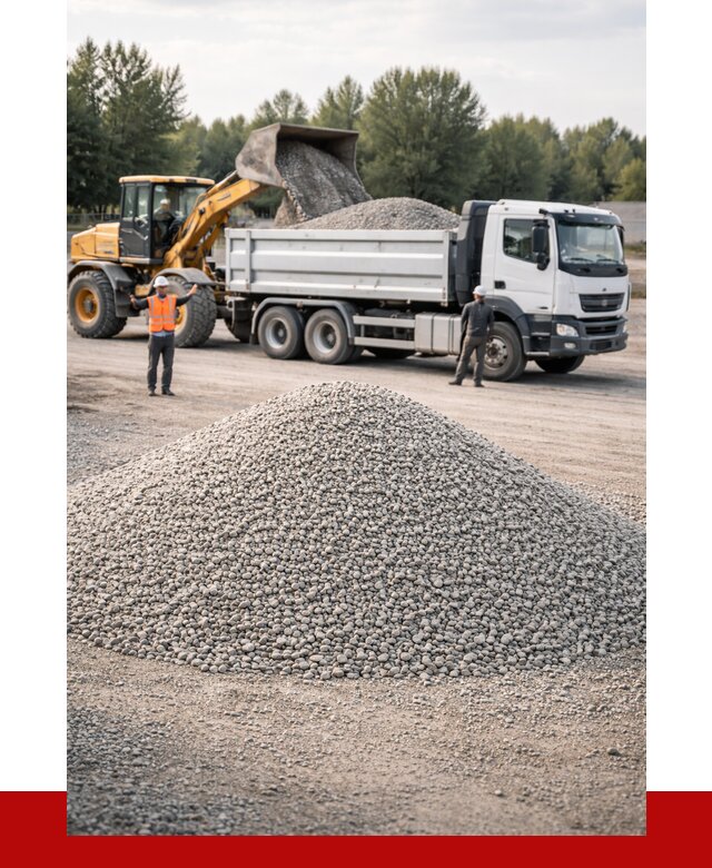 Купить мытый гравий в Сафонове от 3587 р, доставка ПРОНЕРУДСфн