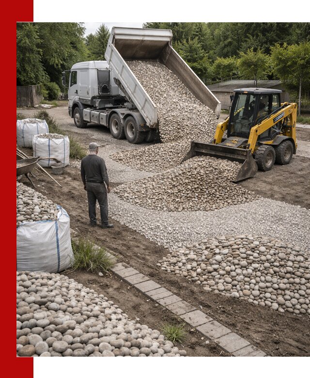 Доставка морской гальки оптом и в розницу в Сафонове