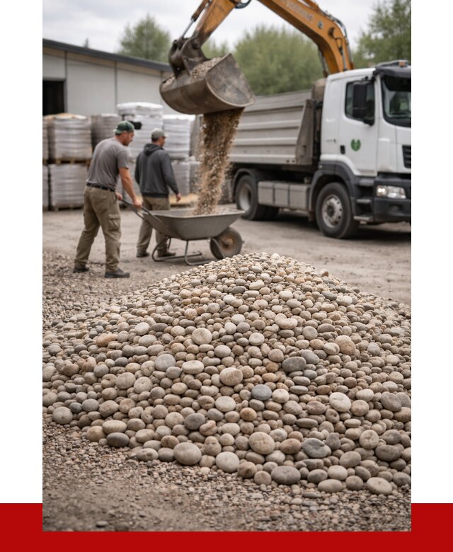 Галька декоративная в Сафонове от 3279 р. за куб | ПРОНЕРУДСфн