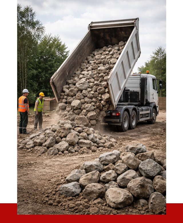 Купить булыжник в Сафонове с доставкой от 4612 р. за куб | ПРОНЕРУДСфн