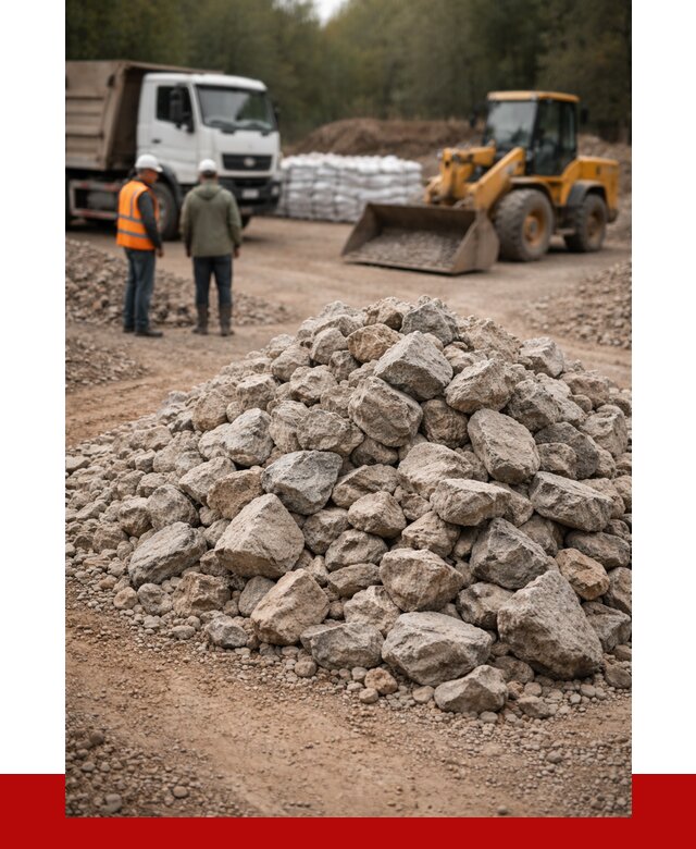 Купить бутовый камень с доставкой в Сафонове от 2357 р. | ПРОНЕРУДСфн
