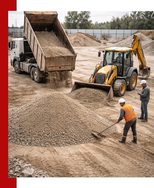 Поставка и доставка ПГС С4 в мешках и самосвалах в Сафонове