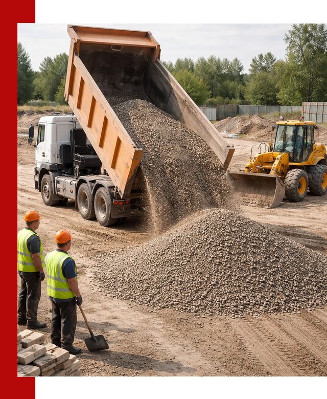 Доставка щебёночно-песчаной смеси ЩПС С7 в Сафонове