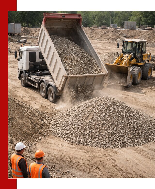 Щебень с песком (ЩГПС С2) с доставкой в Сафонове