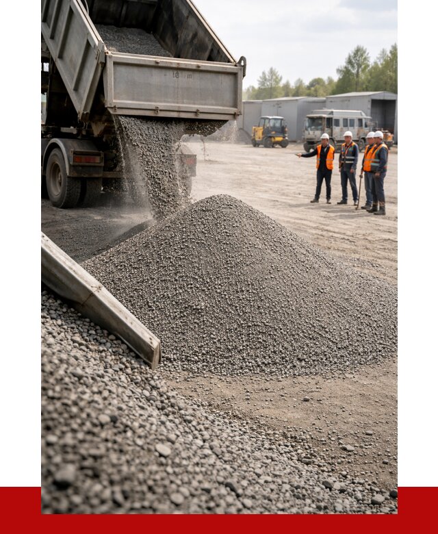 Гравийный отсев 0-5 в Сафонове от 1230 р. с доставкой | ПРОНЕРУДСфн