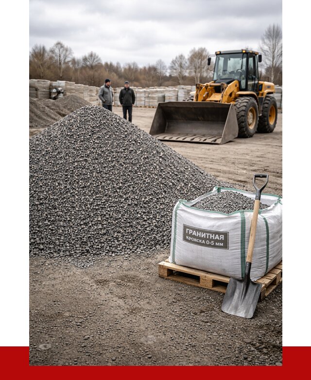 Купить гранитную крошку в Сафонове от 4919 р. с доставкой | ПРОНЕРУДСфн