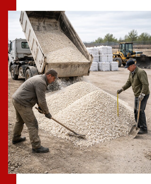 Мраморная крошка с доставкой и разгрузкой в Сафонове