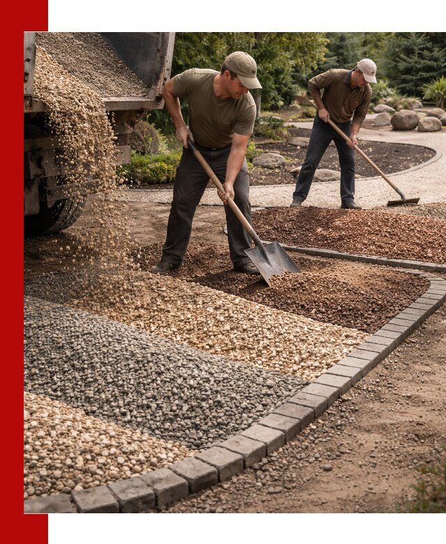 Декоративная крошка для ландшафта в Сафонове — продажа и доставка