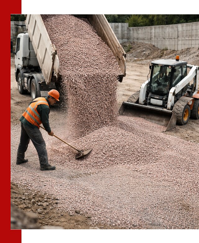 Крошка розовый гранит с доставкой в Сафонове от производителя