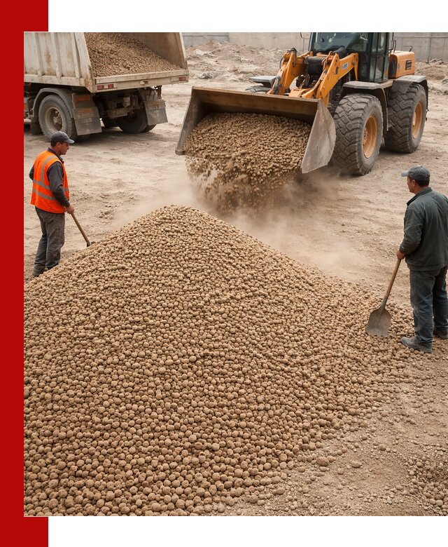 Керамзит фракция 10-20 с доставкой в Сафонове