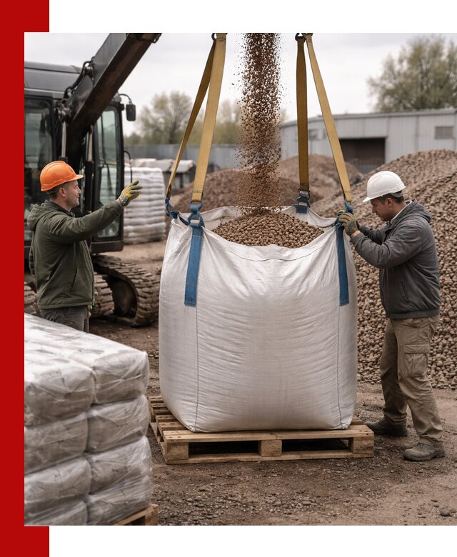 Керамзит в биг-бегах с доставкой в Сафонове