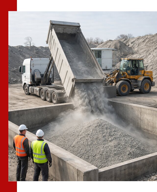 Доставка цемента навалом в Сафонове крупными партиями