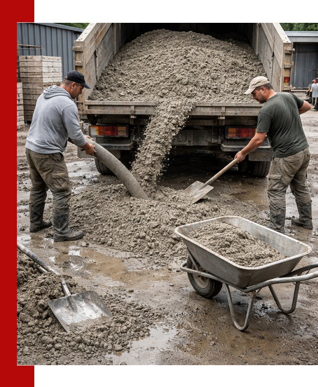 Цементно-песчаная смесь М150 доставка в Сафонове