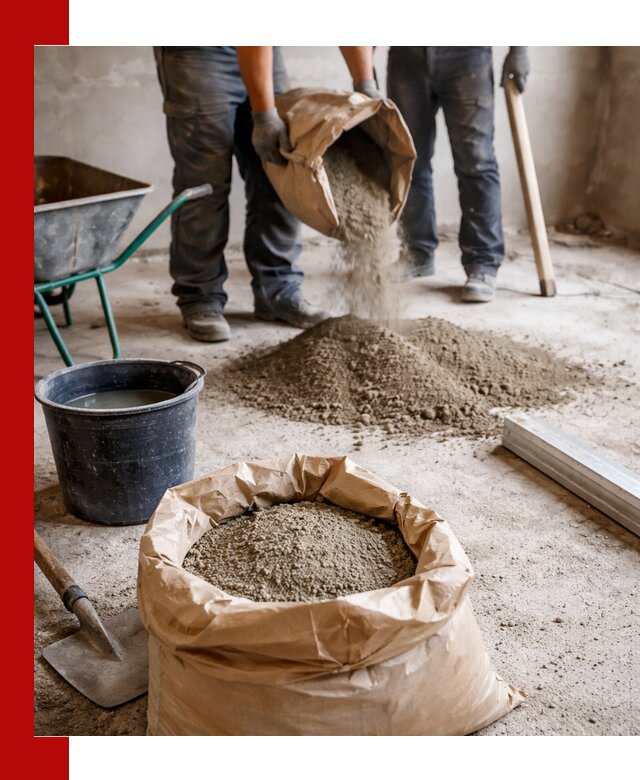 Доставка сухой смеси для стяжки в Сафонове