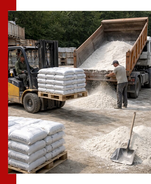 Доставка строительной извести оптом и в розницу в Сафонове