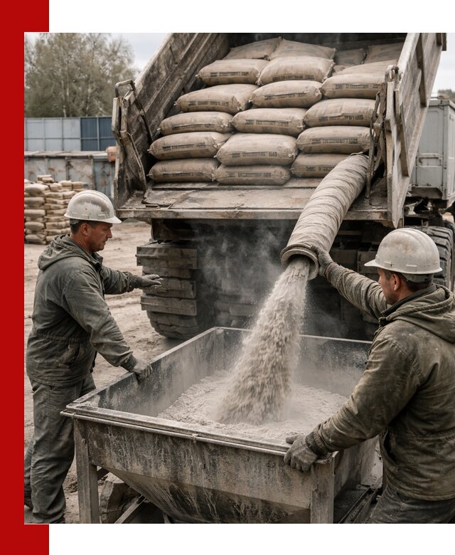 Доставка цемента М400 в Сафонове оптом и в розницу