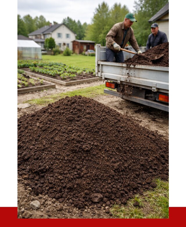 Плодородный грунт в Сафонове с доставкой от 4304 р. | ПРОНЕРУДСфн