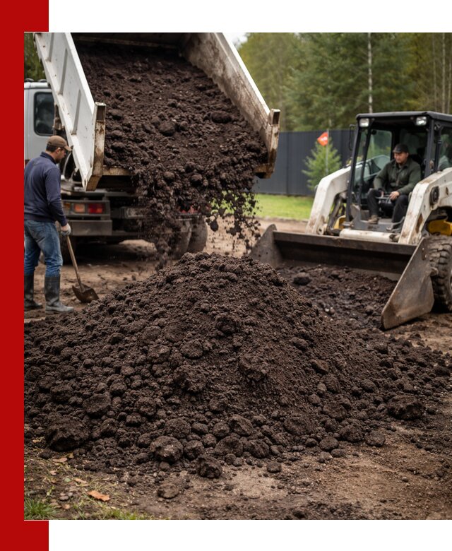 Плодородный грунт с доставкой в Сафонове для садов и огородов
